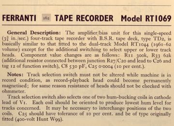 Ferranti-RT1069 ;See RT1044-1962.RTV.Tape.Xref preview